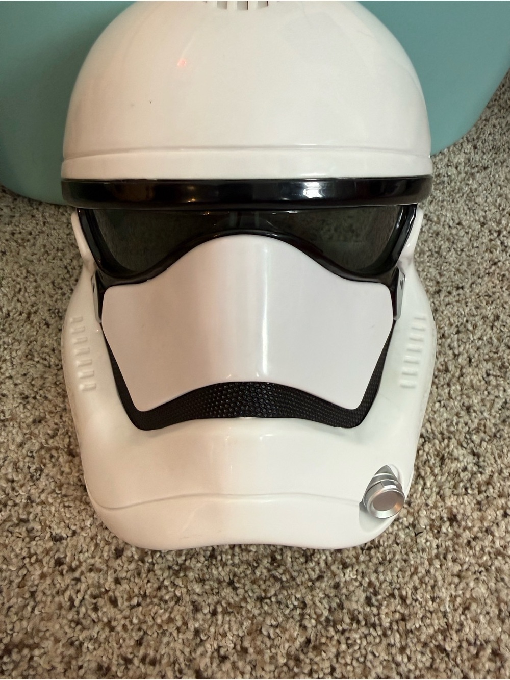 Star Wars White Stormtrooper VR Helmet Cover with Black Visor Accent